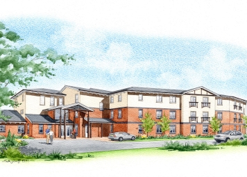 Artist impression of carhome for client Carehome sample