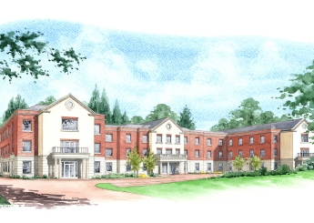 Care home in Guildford, set in its own grounds.