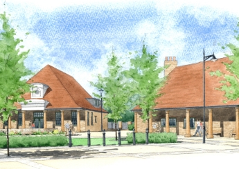 A care home with several buildings A care home with several buildings