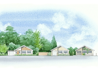 Five bungalows comprise this project. Five bungalows comprise this project.