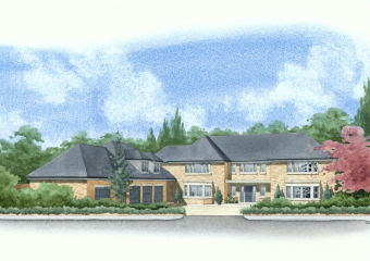 The basic artistic impression of the development. The basic artistic impression of the development.