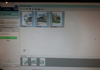 The scanned pieces. The scanned pieces.