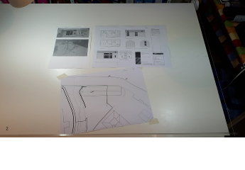 The first stage is to size the architect’s drawings.
