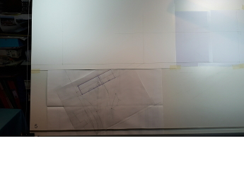 Laying on a sheet of watercolour paper we are now ready to start setting up. Laying on a sheet of watercolour paper we are now ready to start setting up.