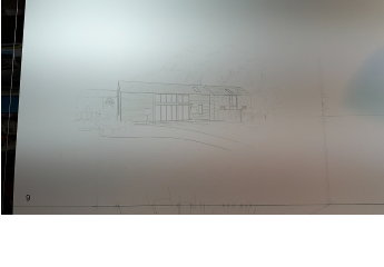 Line drawing complete and ready for client’s approval. Line drawing complete and ready for client’s approval.